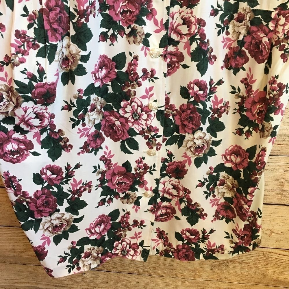 VINTAGE ATJ II FLORAL MIDI DRESS - Picture 2 of 13